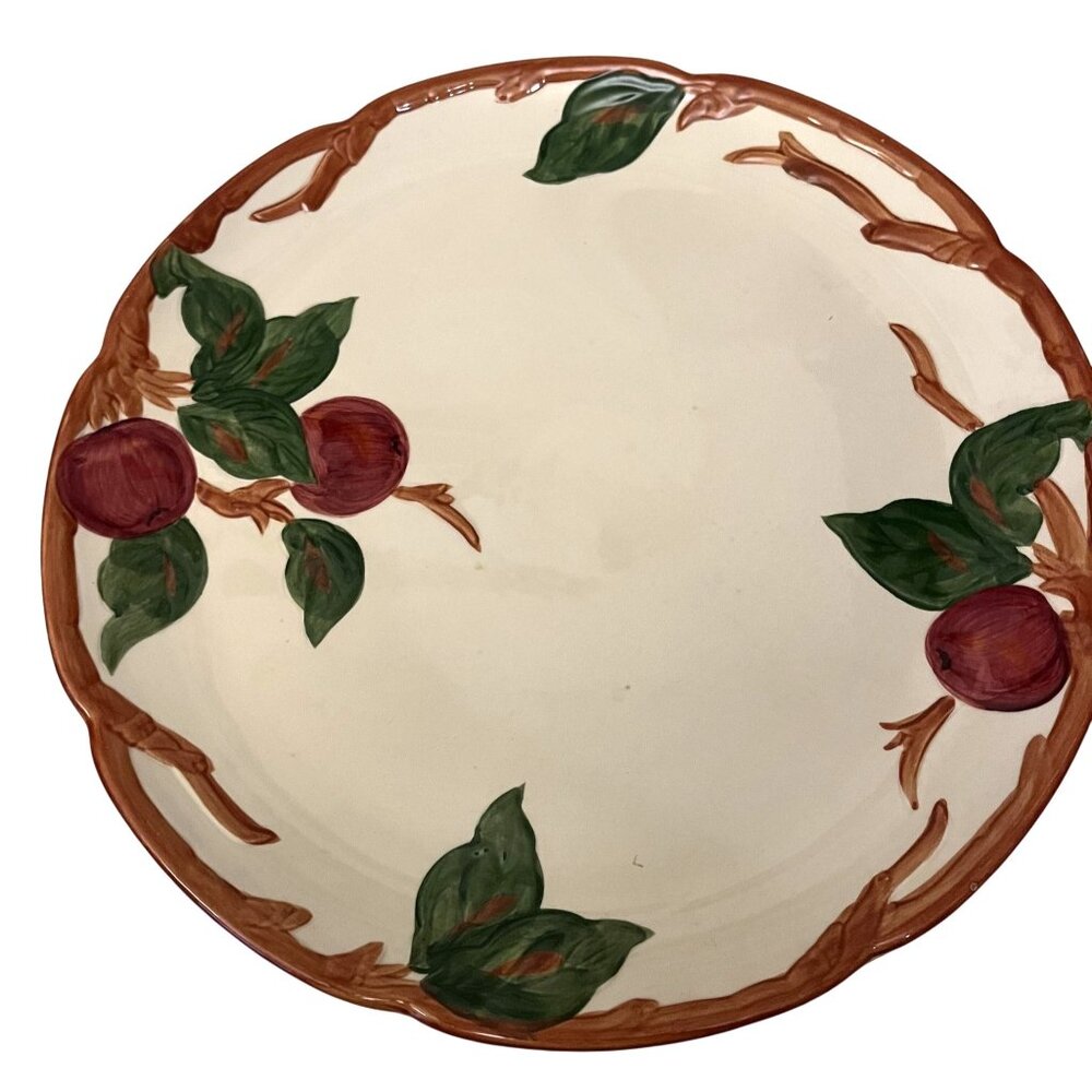 FRANSCISCAN California Apple Large Round Platter Vintage